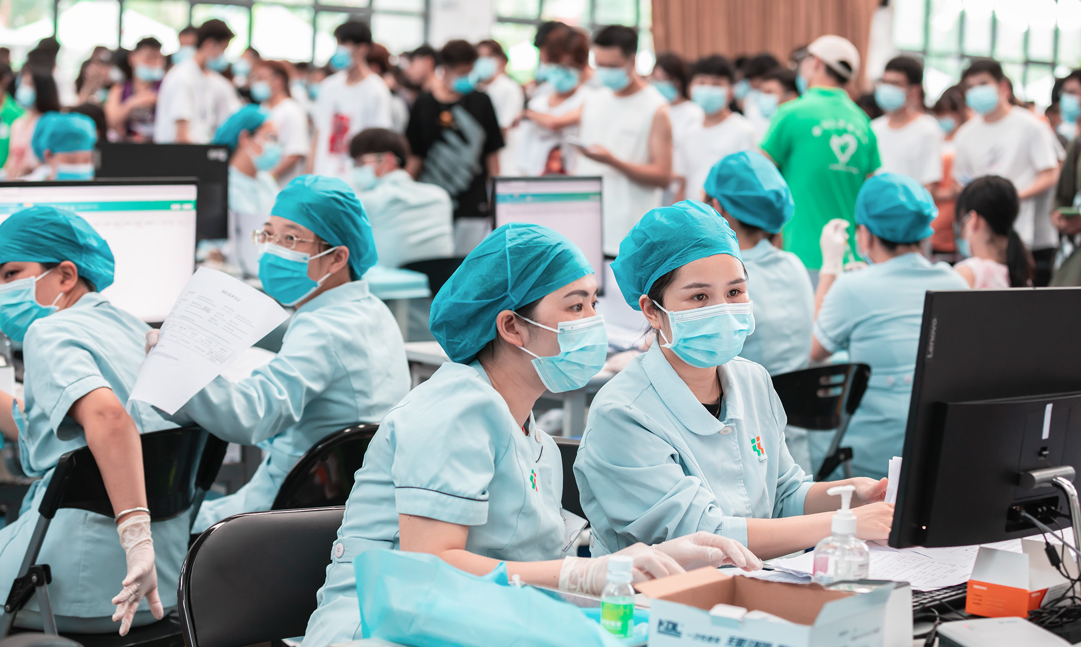 乐玩首页（中国）网页版师生接种疫苗现场