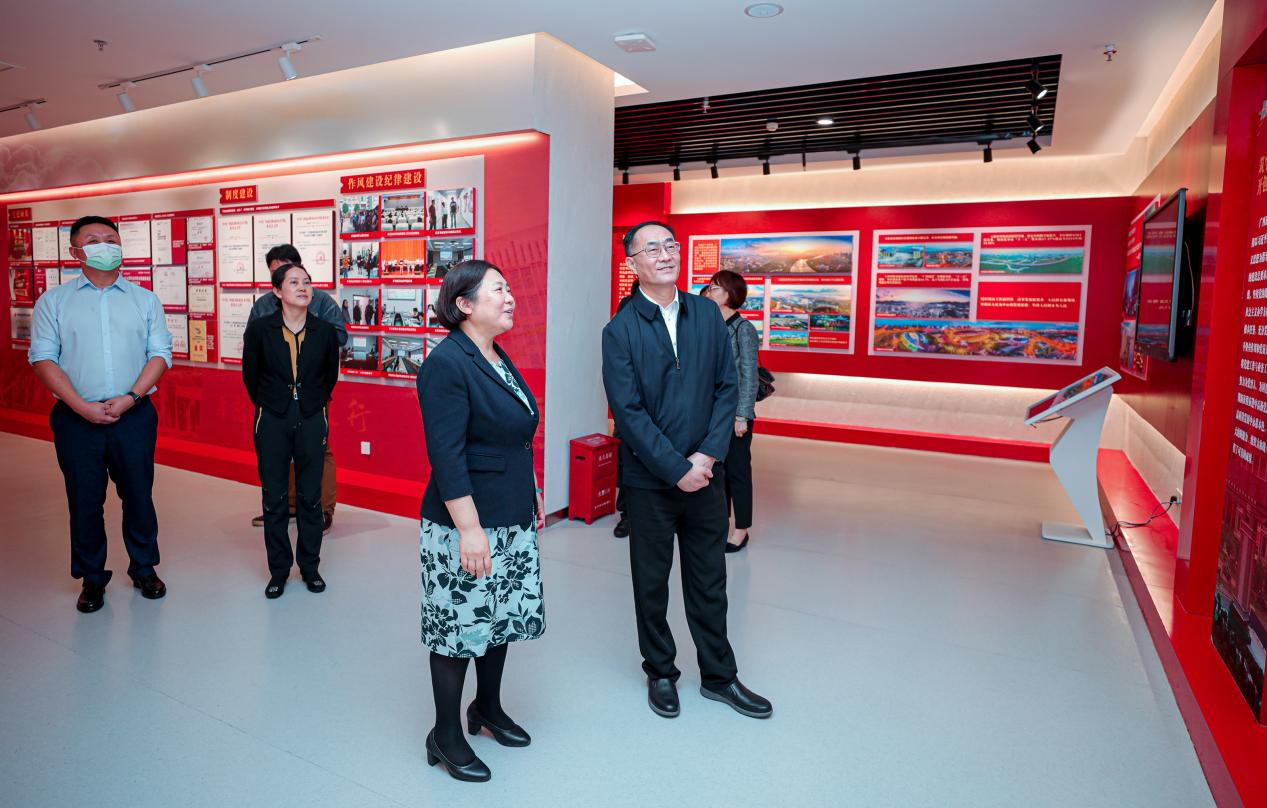 江小群司长参观乐玩首页（中国）网页版党建思政教育基地